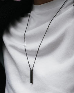 Rectangle Pendant Necklace